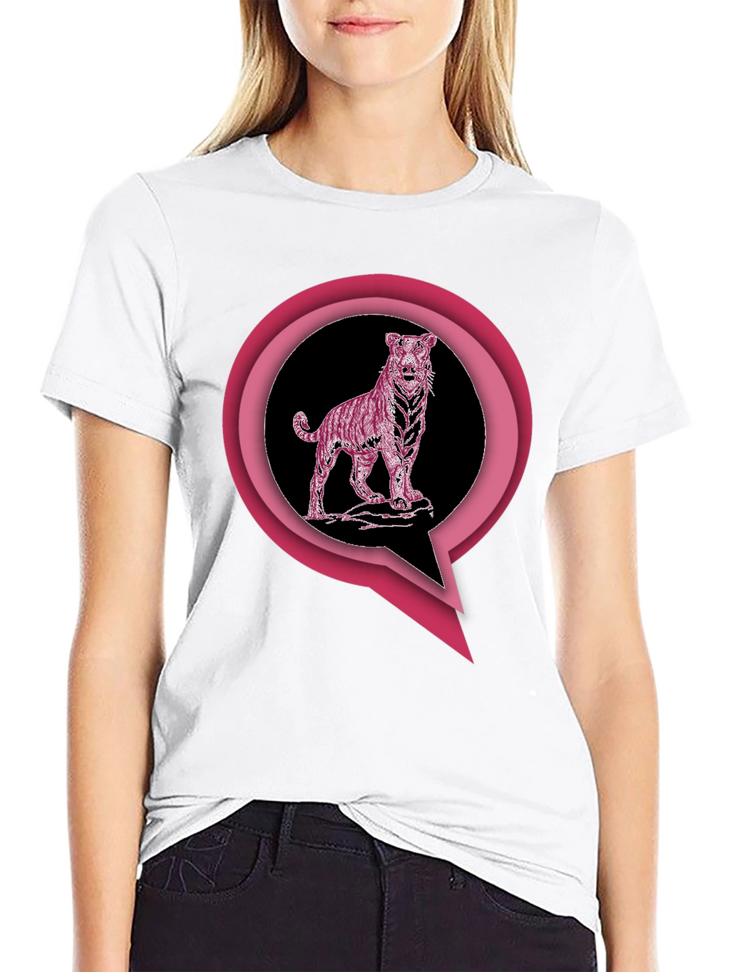 Pink Tiger Graphic Tee