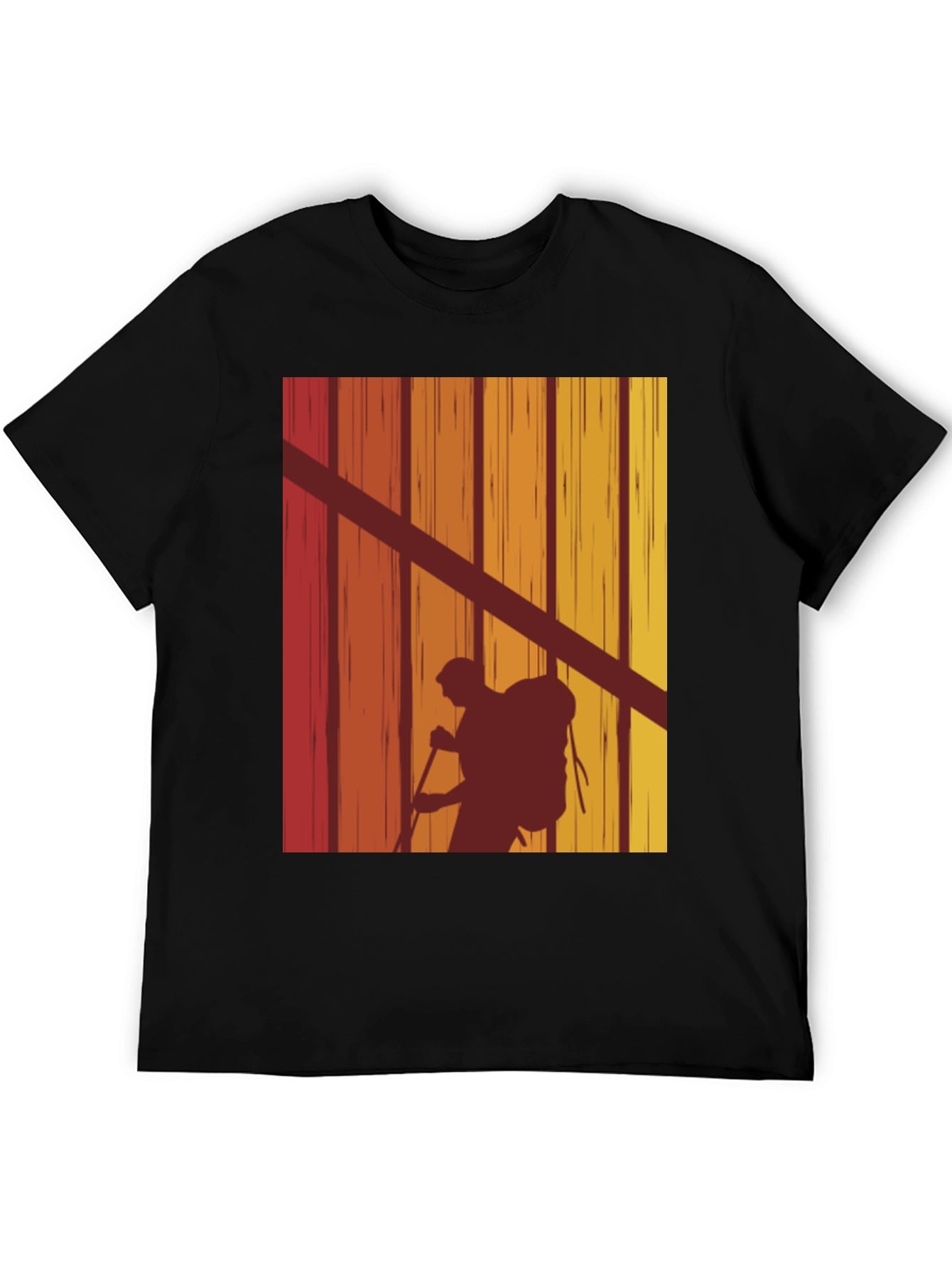 Vintage Hiker Silhouette Graphic Tee