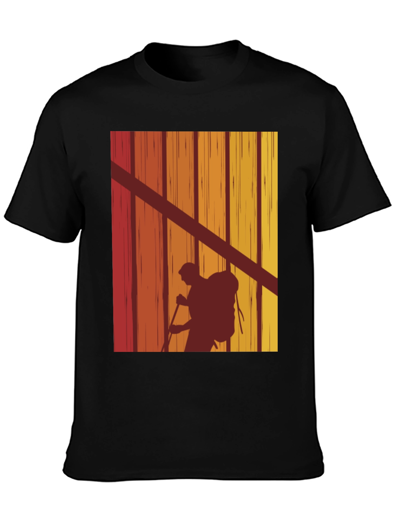 Vintage Hiker Silhouette Graphic Tee