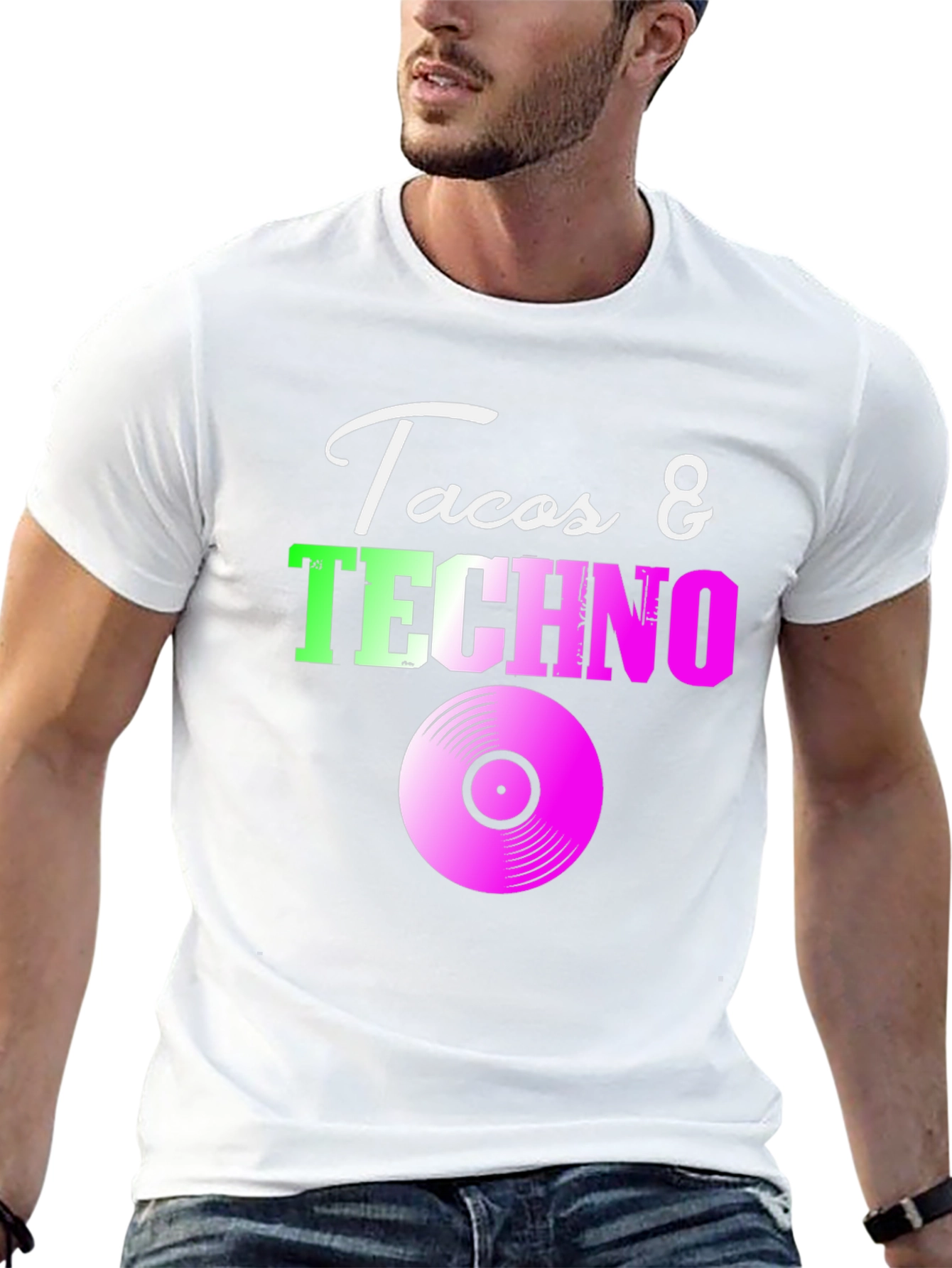 Tacos & Techno Graphic Tee - Party Ready!