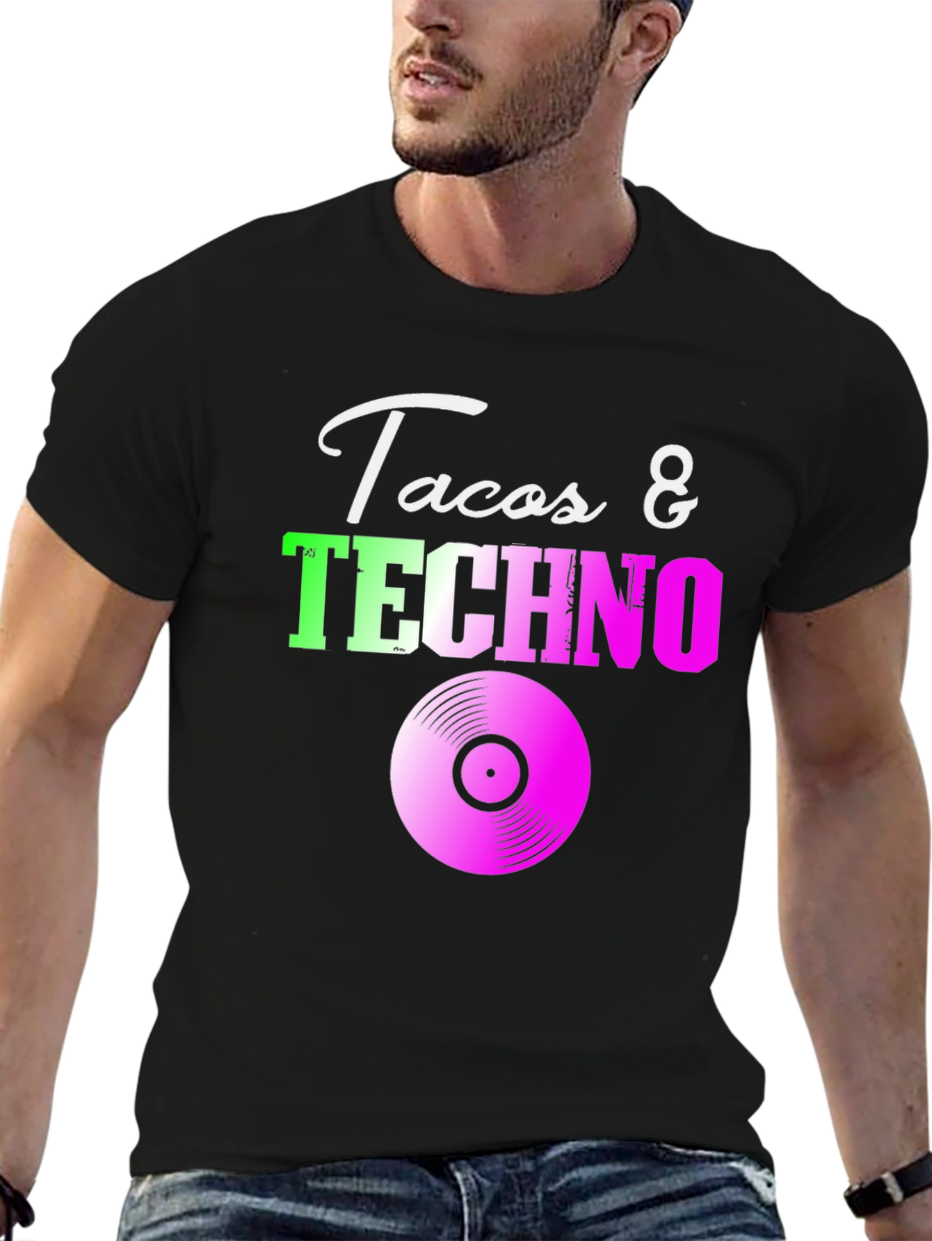 Tacos & Techno Graphic Tee - Party Ready!