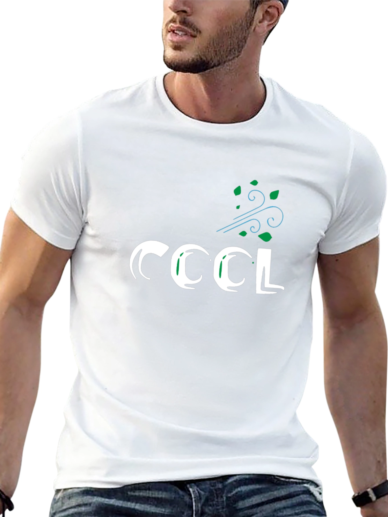 Cool Graphic Print Black T-Shirt