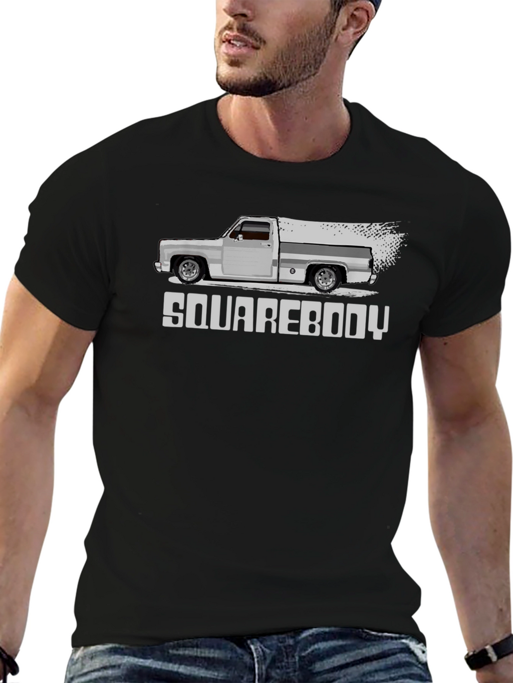 Squarebody Truck Graphic T-Shirt - Black