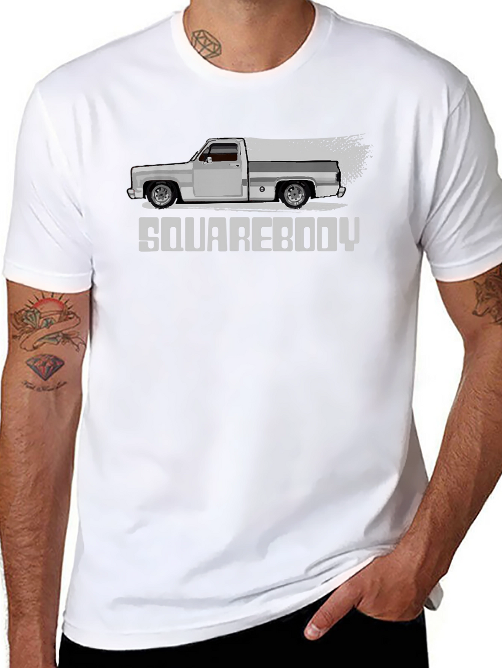 Squarebody Truck Graphic T-Shirt - Black