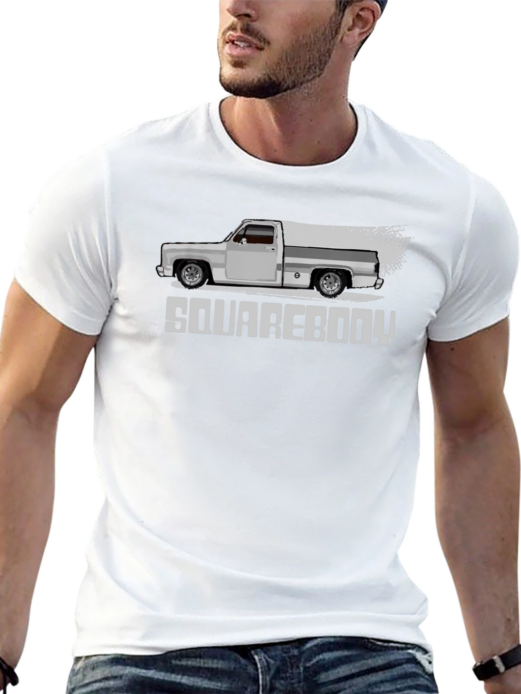 Squarebody Truck Graphic T-Shirt - Black