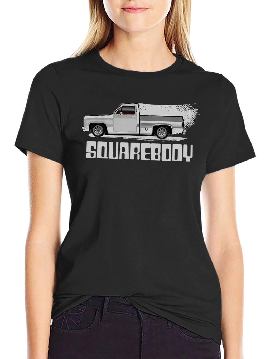 Squarebody Truck Graphic T-Shirt - Black