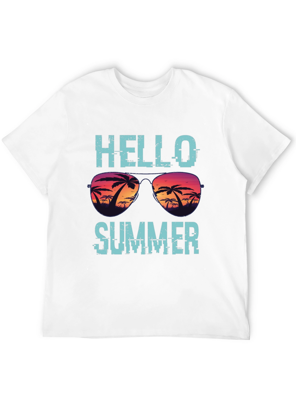Hello Summer T-Shirt - Beach Vibes