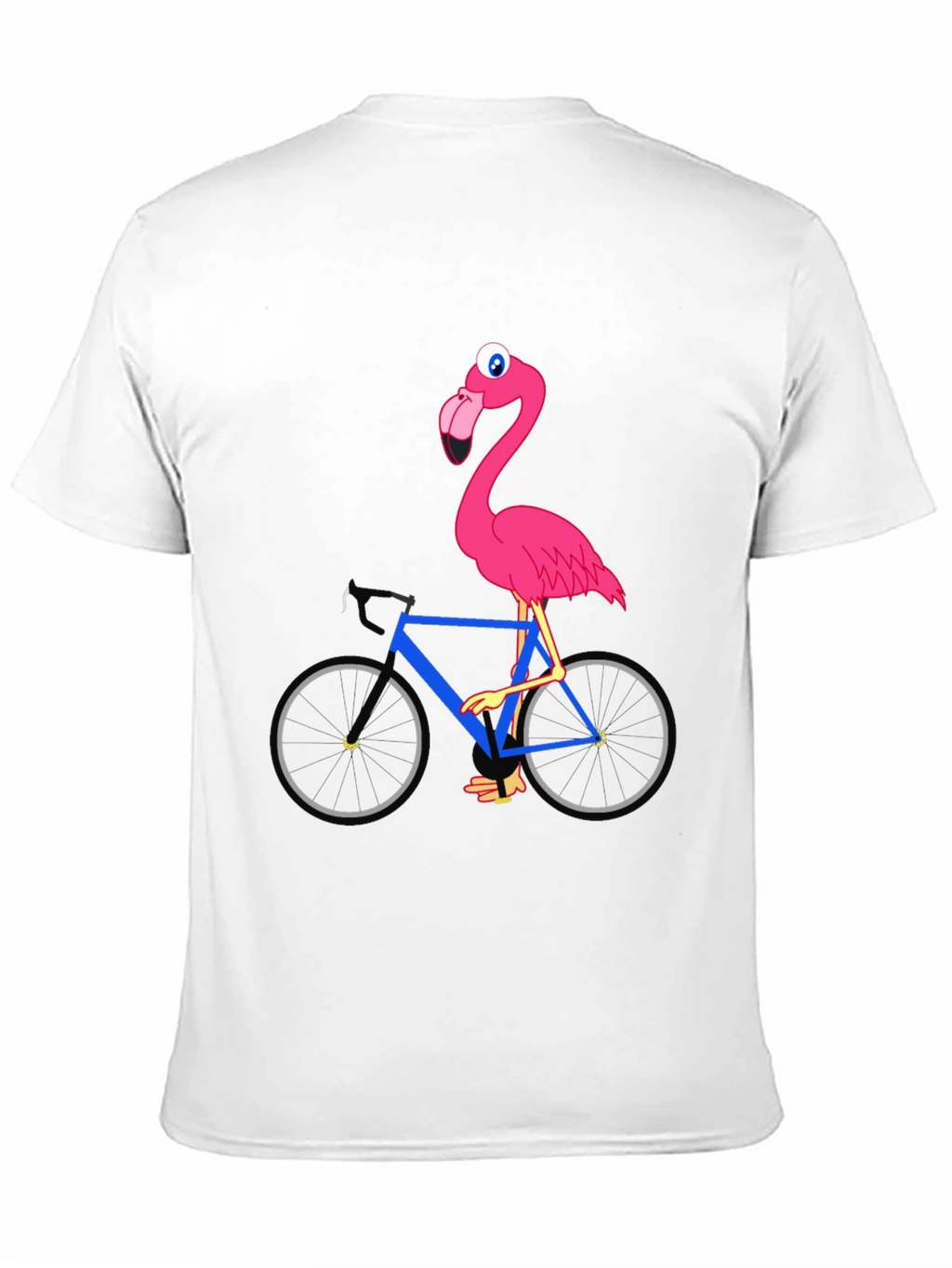 Flamingo on Bike Graphic Tee