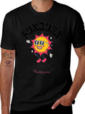 Sunburn Temporary Feeling Good Graphic Tee