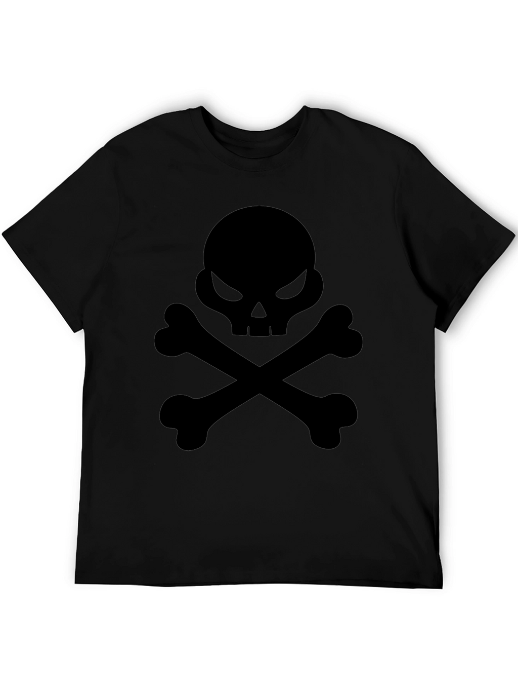 Skull & Crossbones Black Graphic Tee - Pirate Style