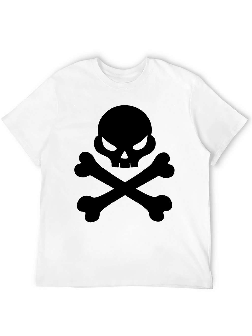 Skull & Crossbones Black Graphic Tee - Pirate Style
