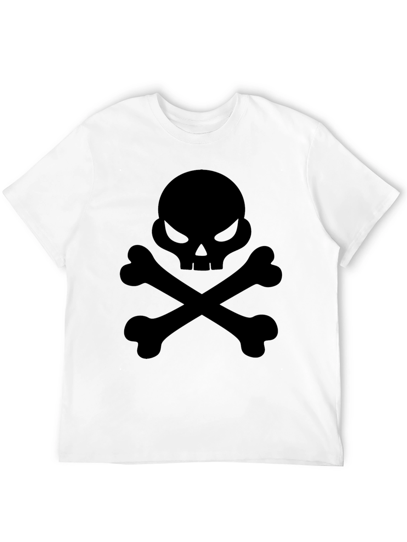 Skull & Crossbones Black Graphic Tee - Pirate Style