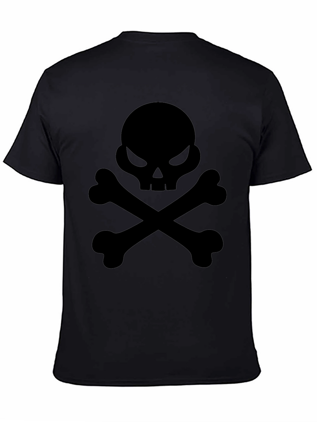 Skull & Crossbones Black Graphic Tee - Pirate Style