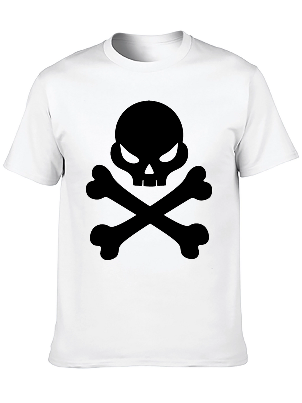 Skull & Crossbones Black Graphic Tee - Pirate Style