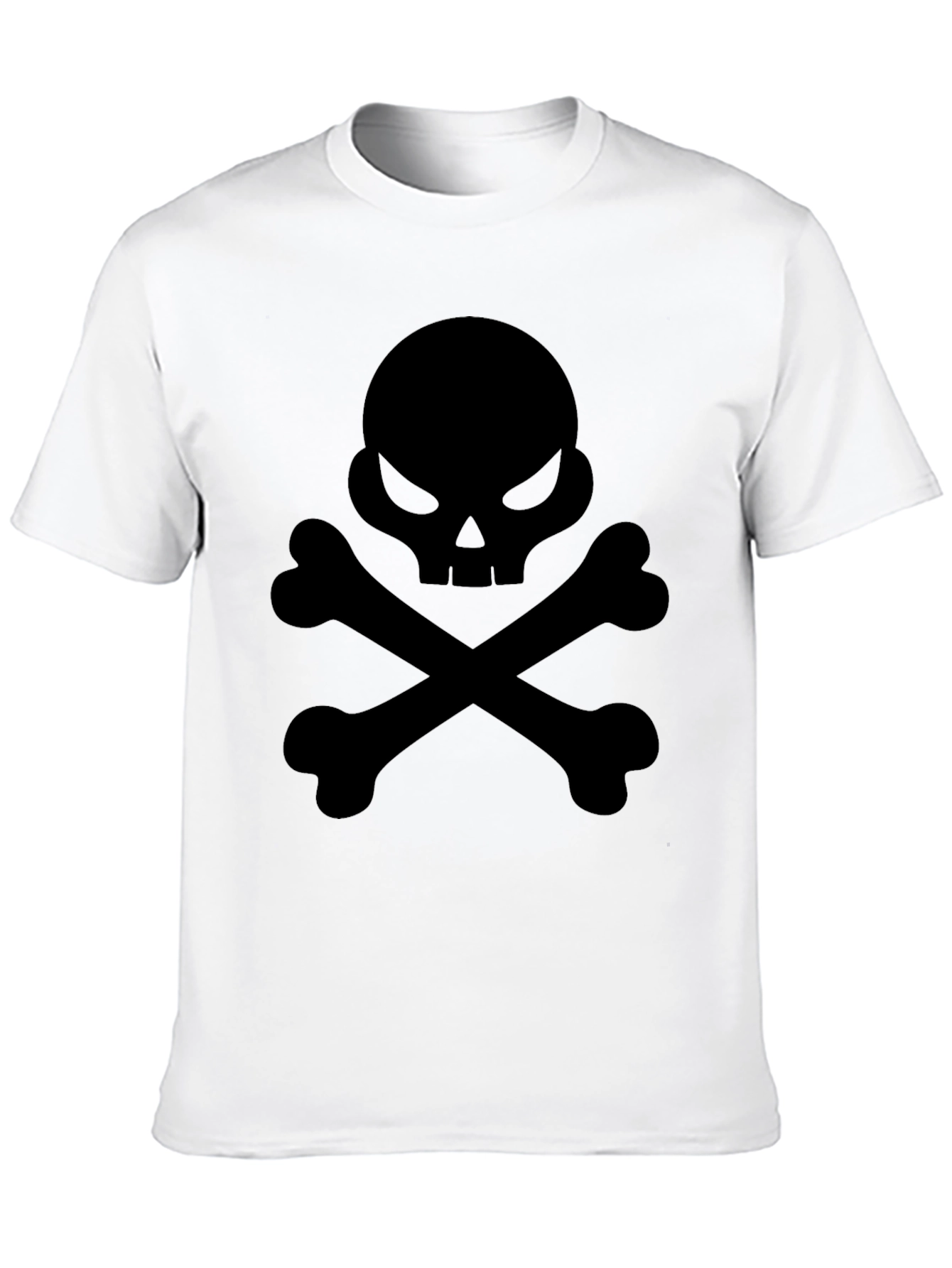 Skull & Crossbones Black Graphic Tee - Pirate Style