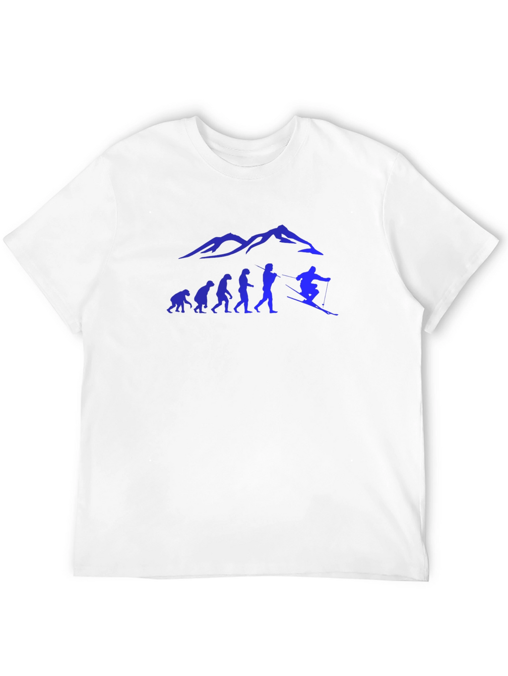 Evolution of Skiing T-Shirt - Black