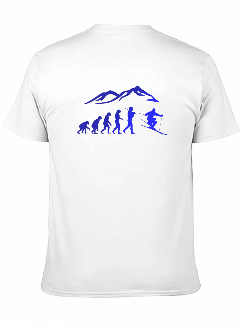 Evolution of Skiing T-Shirt - Black