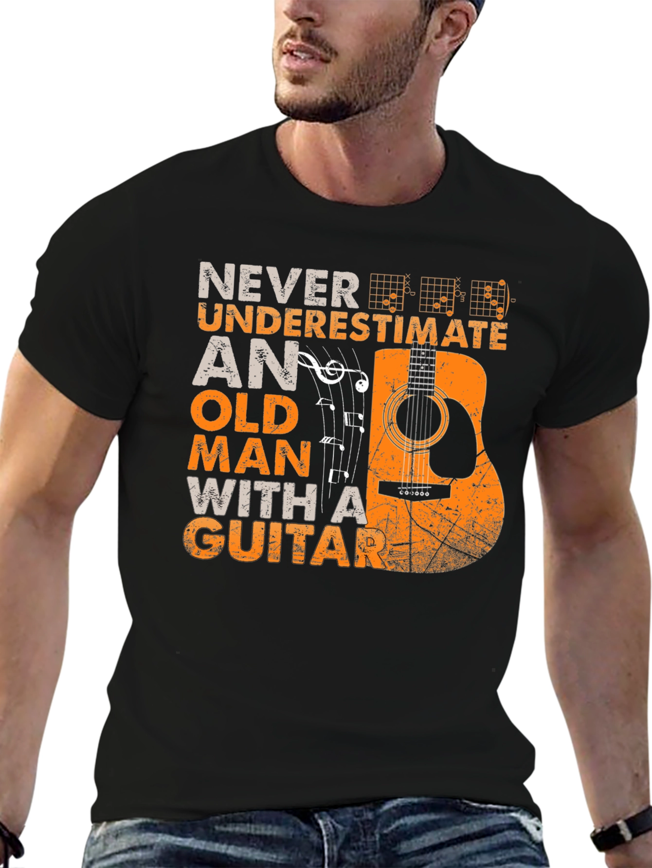 Never Underestimate Guitar T-Shirt