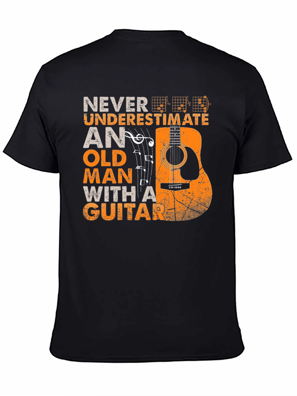 Never Underestimate Guitar T-Shirt
