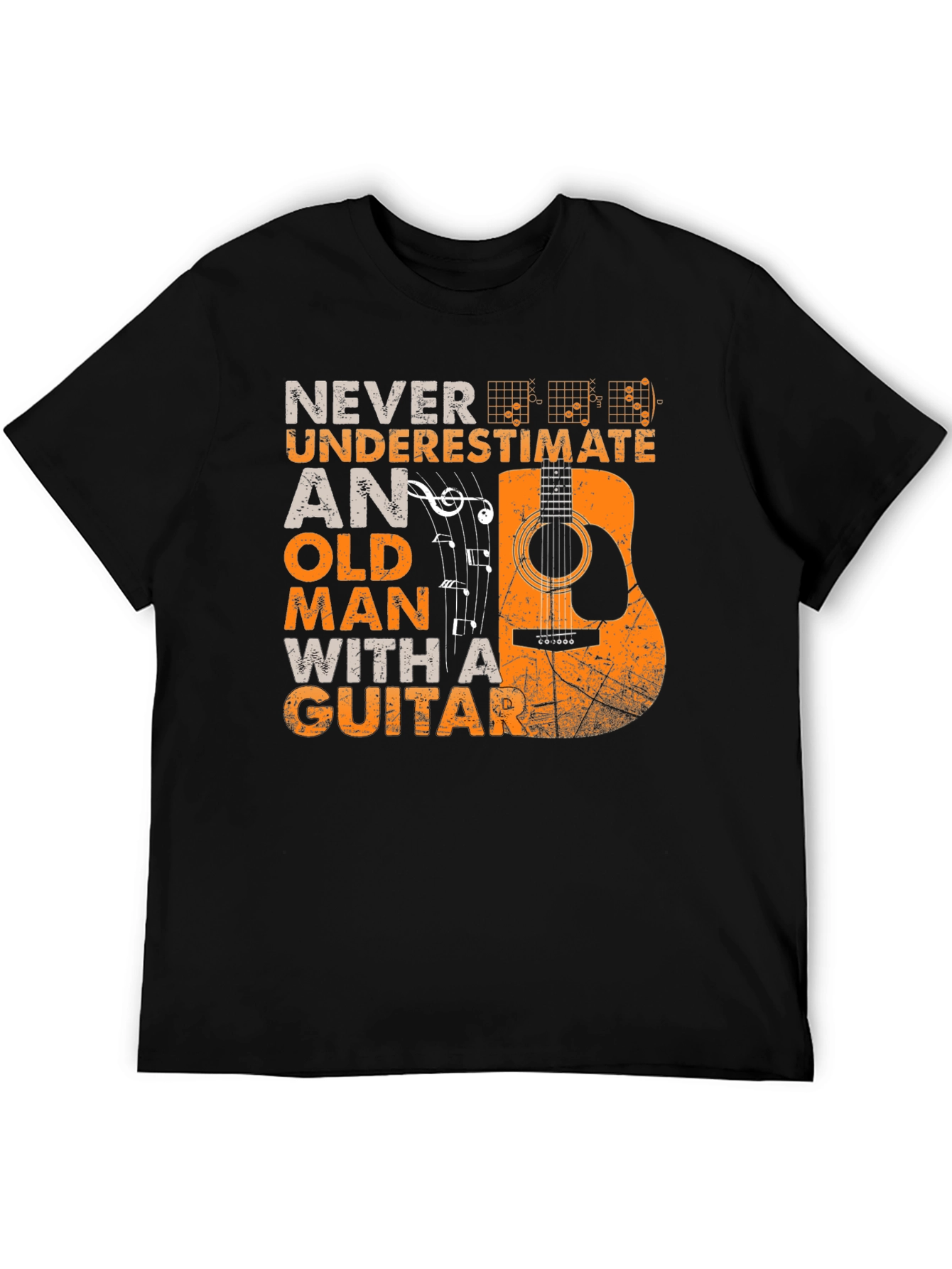 Never Underestimate Guitar T-Shirt