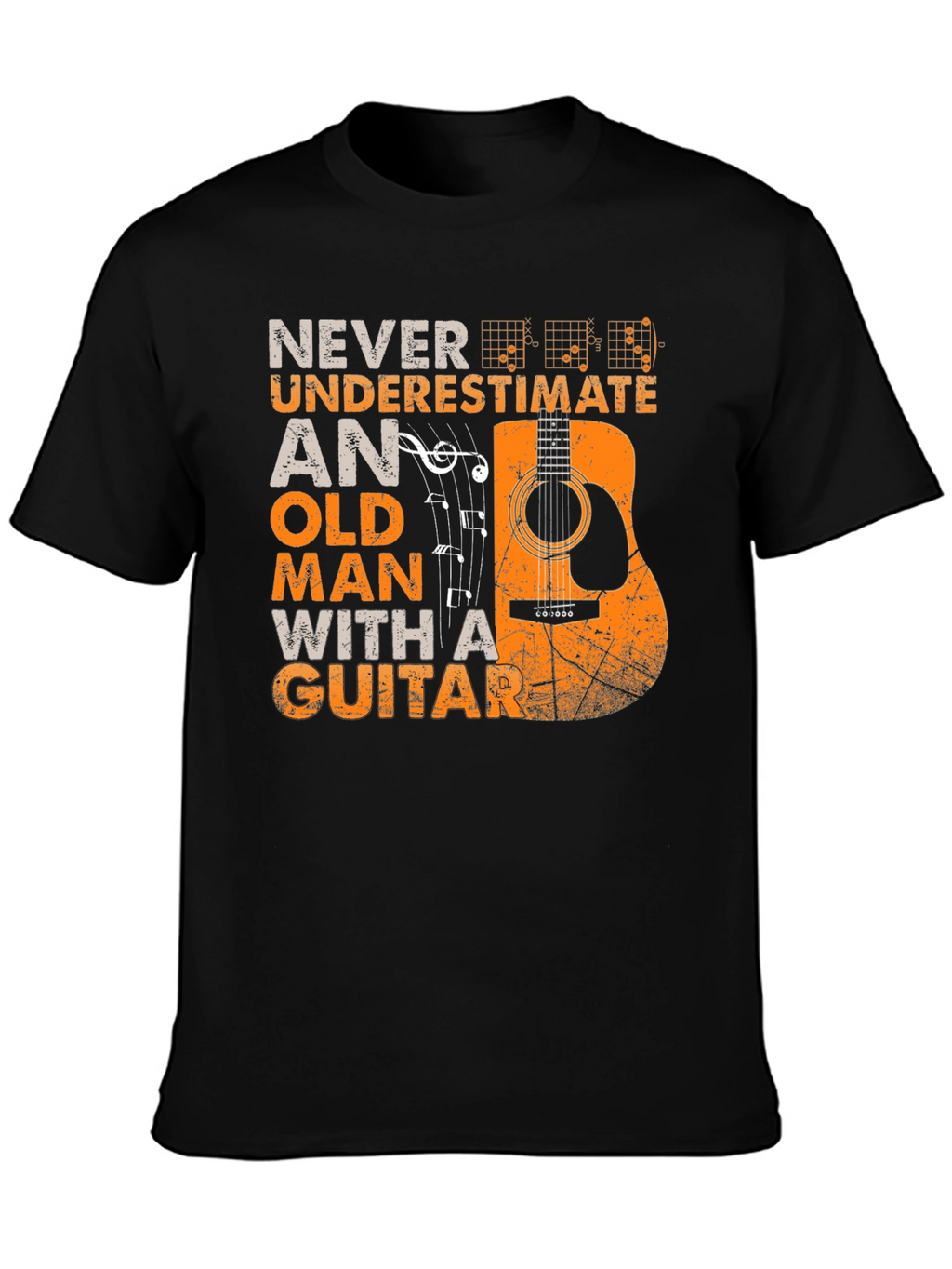 Never Underestimate Guitar T-Shirt