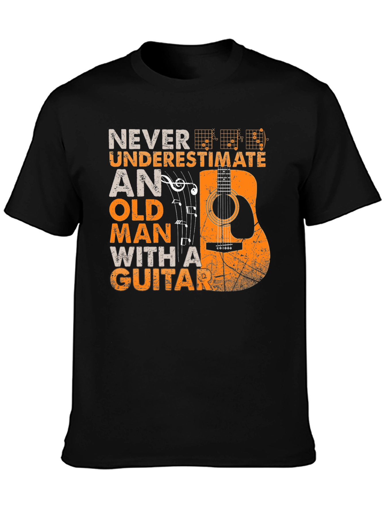 Never Underestimate Guitar T-Shirt