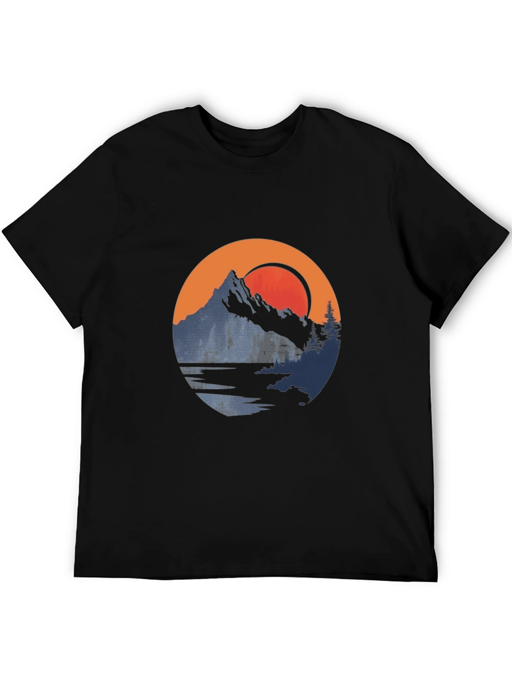 Mountain Sunset Graphic Tee - Nature Adventure Shirt