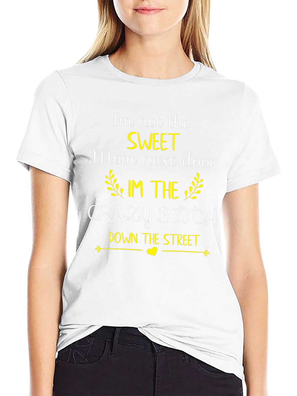 Funny Crazy B*tch Mom Graphic T-Shirt