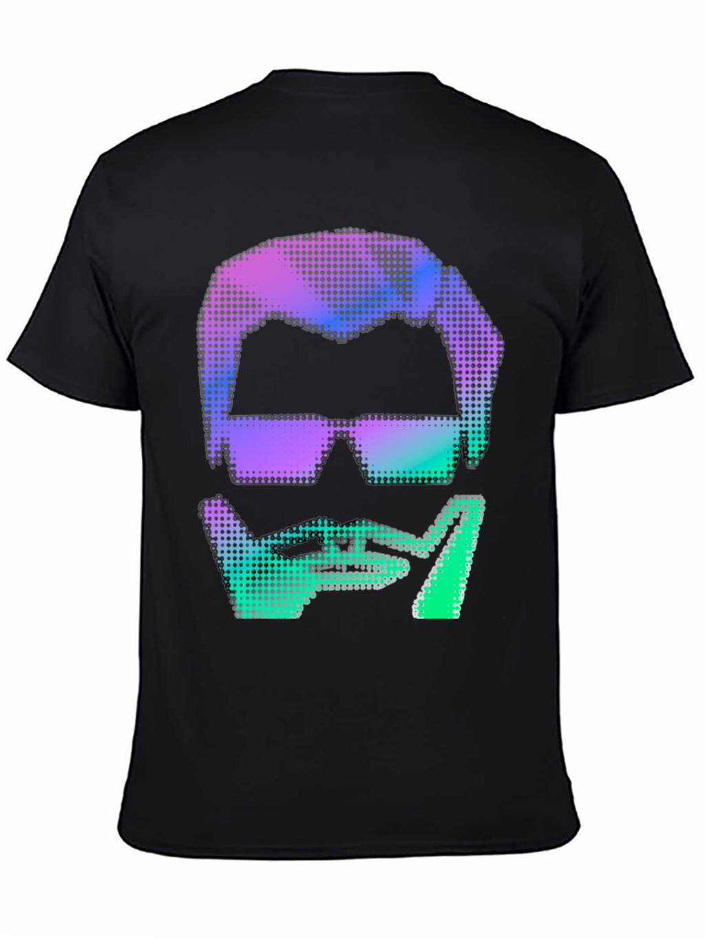Retro Pixel Art Man Graphic Tee