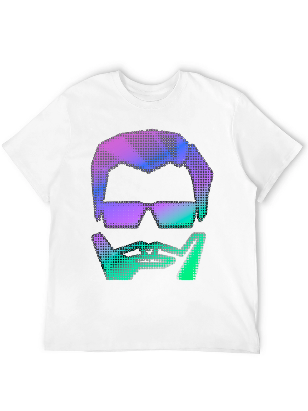 Retro Pixel Art Man Graphic Tee