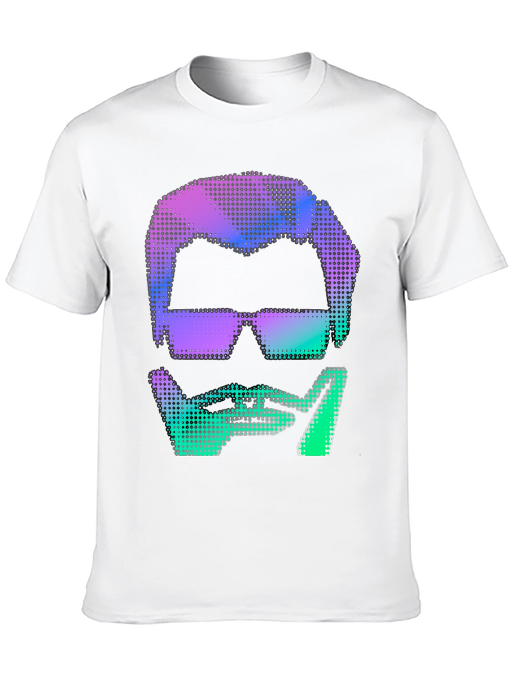 Retro Pixel Art Man Graphic Tee