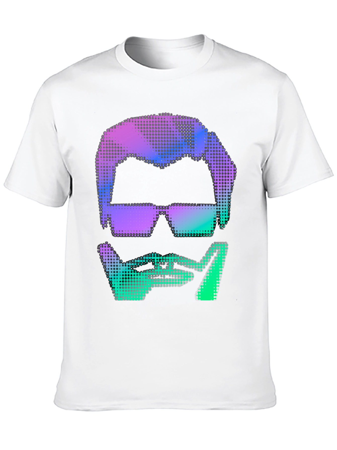 Retro Pixel Art Man Graphic Tee
