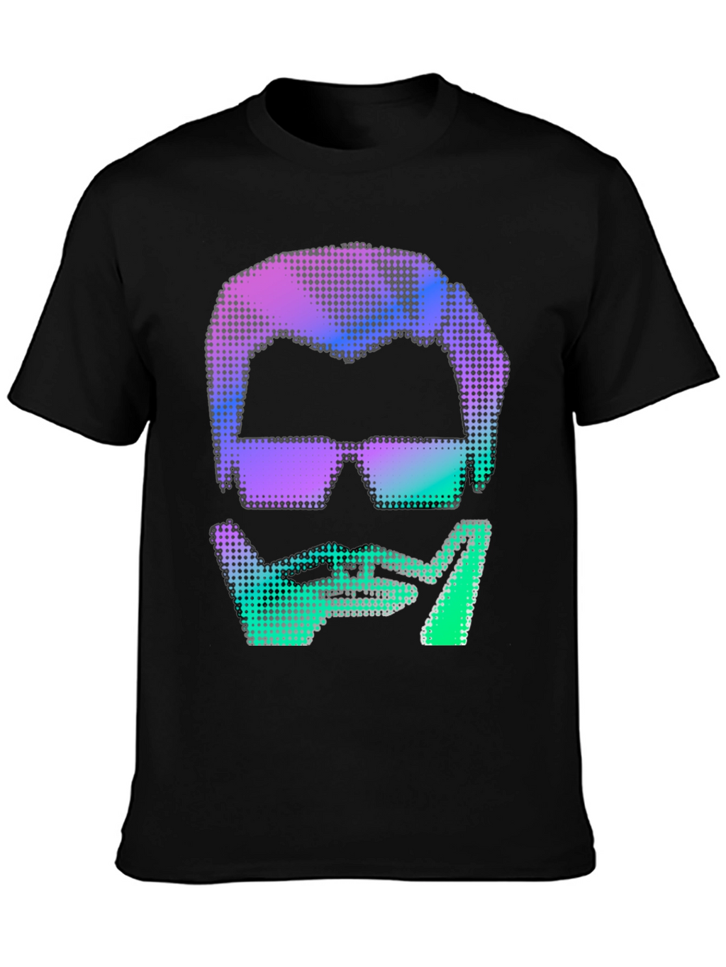 Retro Pixel Art Man Graphic Tee