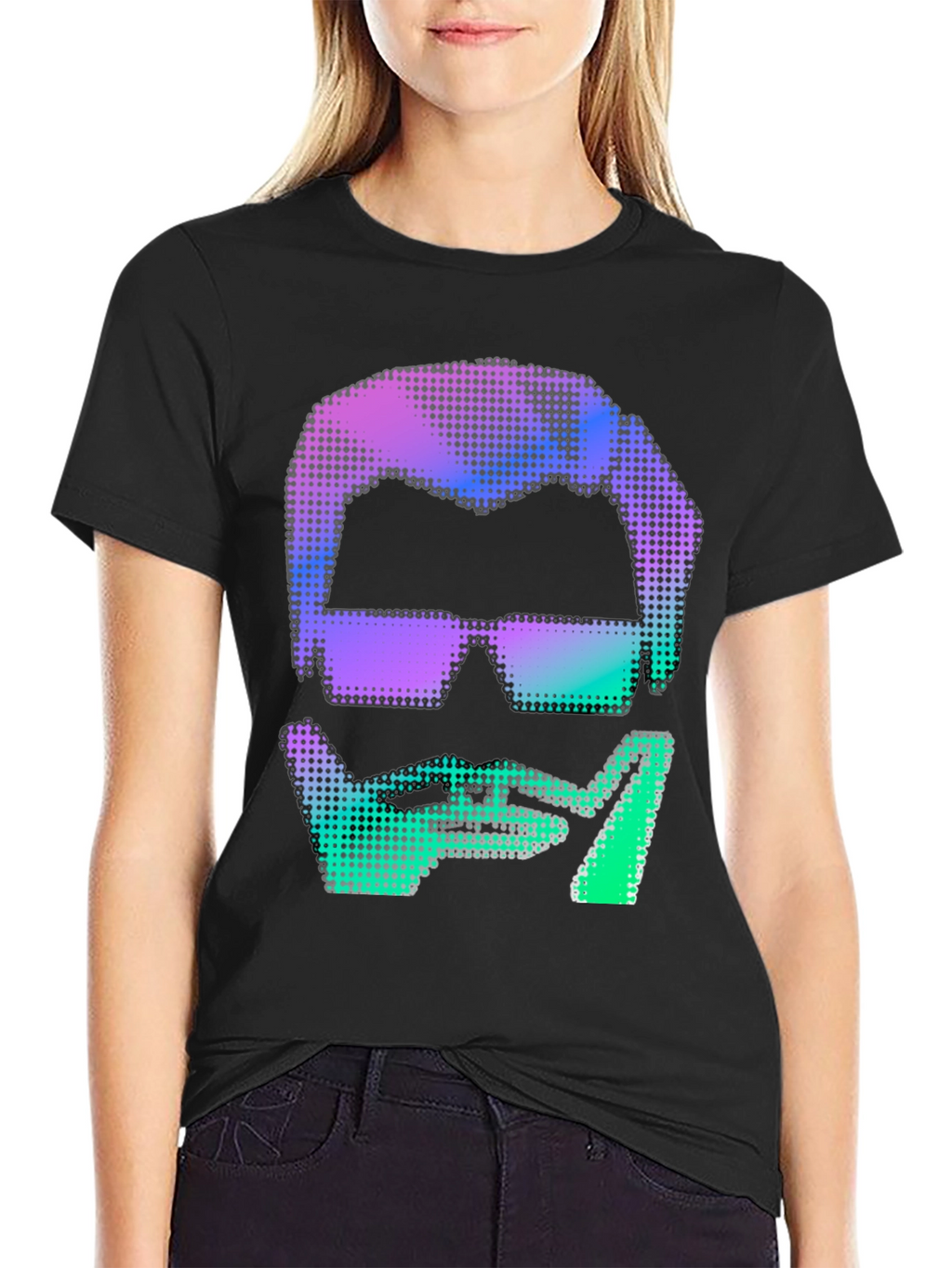 Retro Pixel Art Man Graphic Tee
