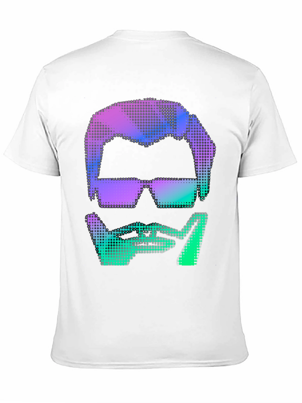 Retro Pixel Art Man Graphic Tee