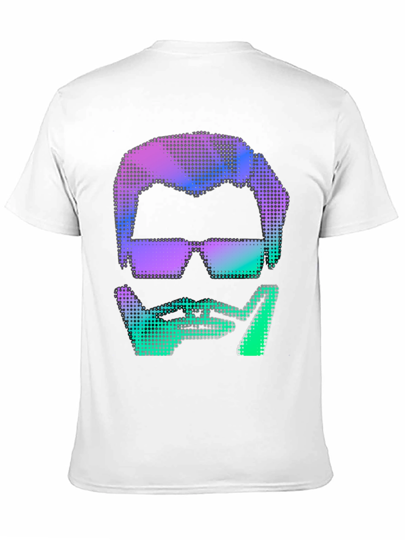 Retro Pixel Art Man Graphic Tee