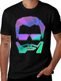 Retro Pixel Art Man Graphic Tee