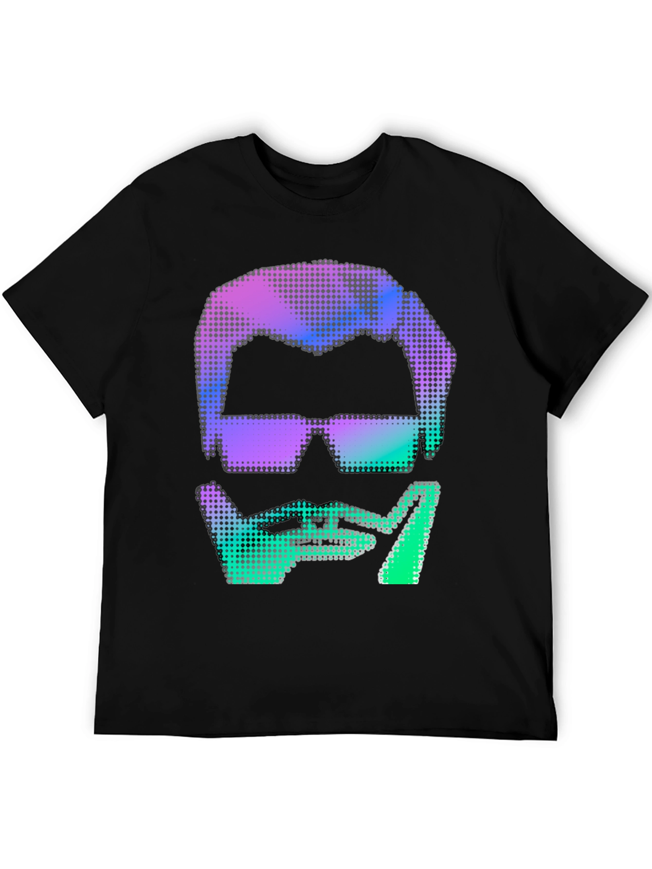 Retro Pixel Art Man Graphic Tee