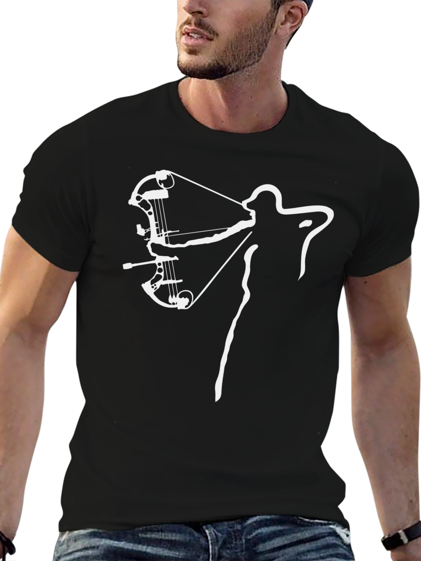 Archery Silhouette Graphic T-Shirt
