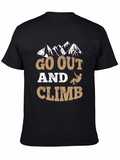 Go Out And Climb Graphic Tee