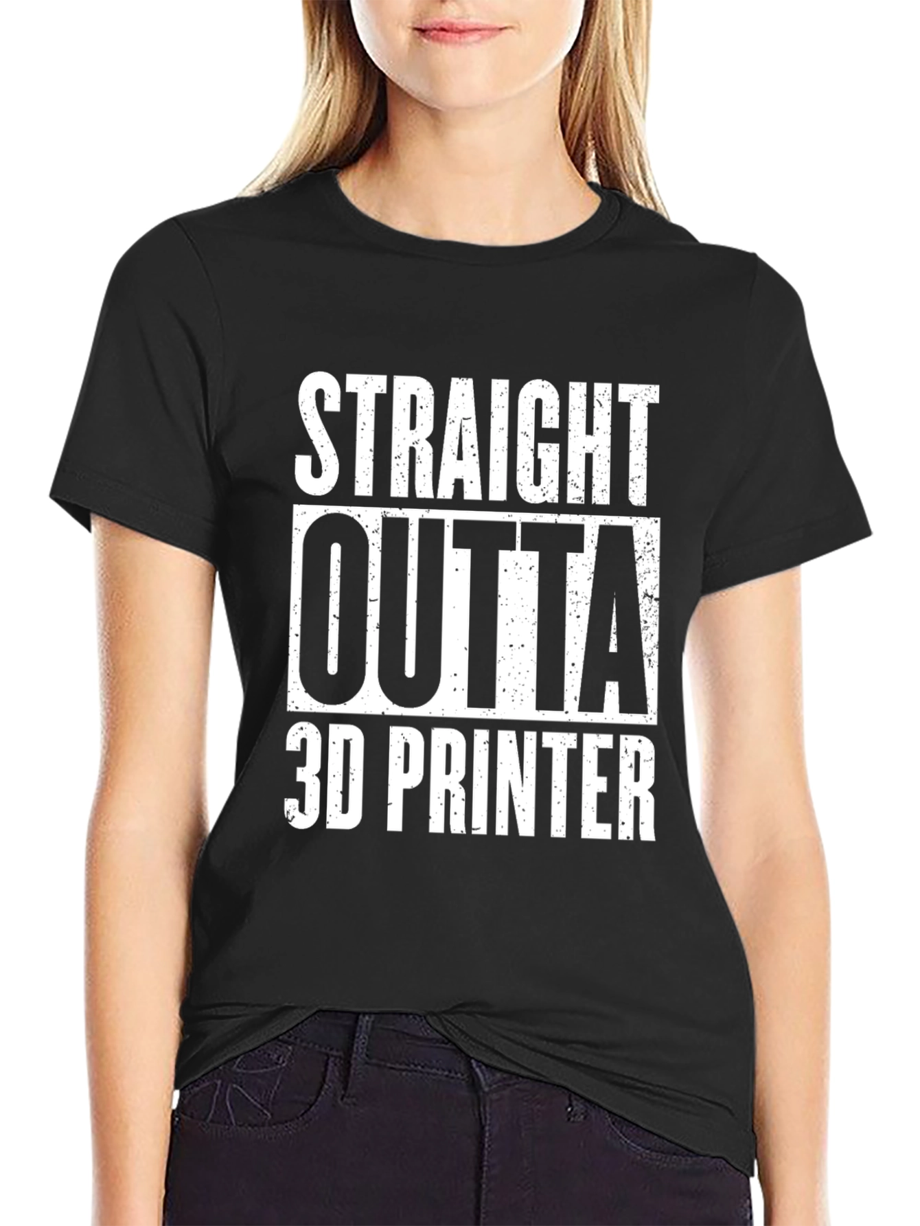 Straight Outta 3D Printer Graphic Tee