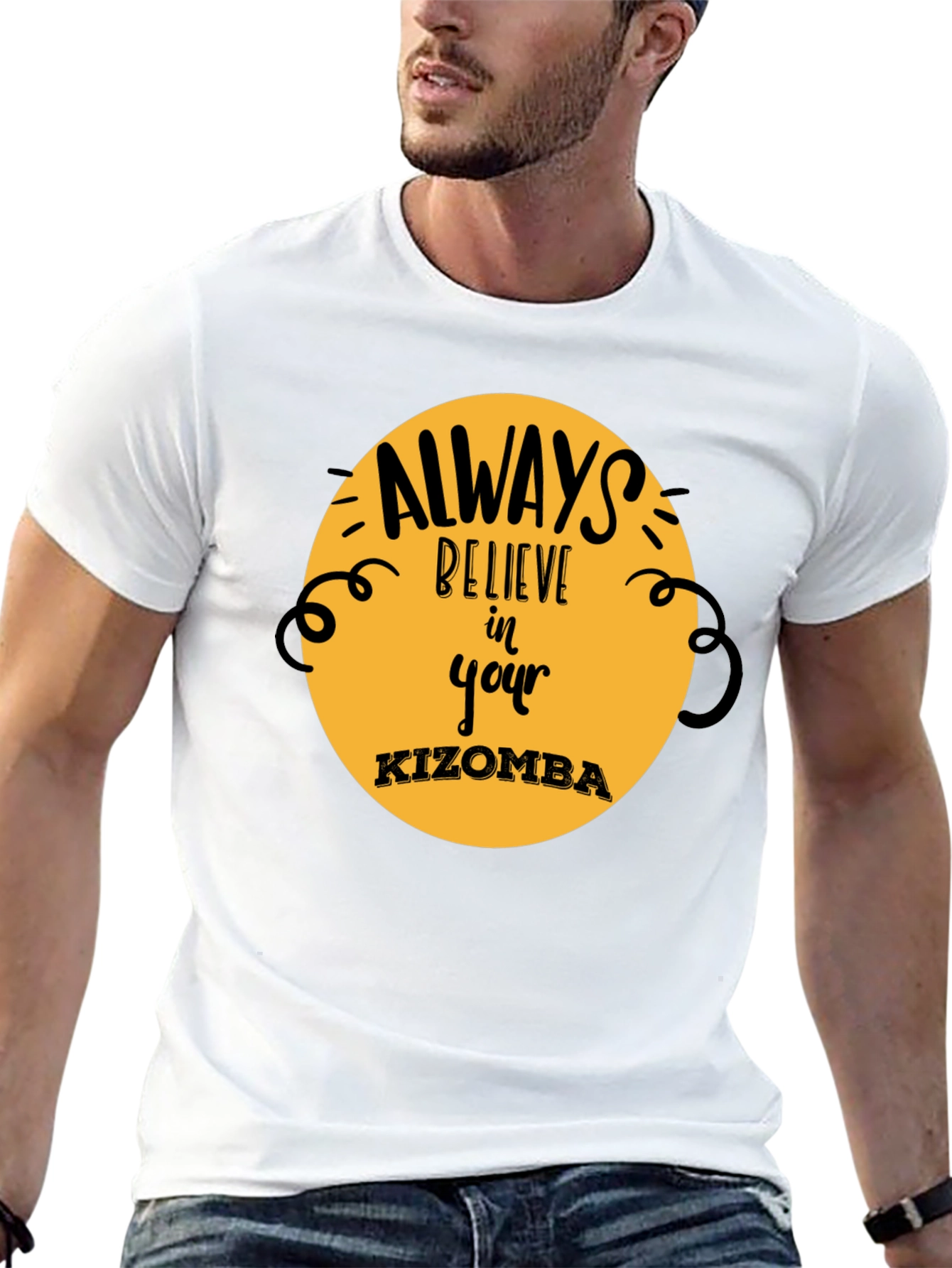 Believe in Your Kizomba Black T-Shirt