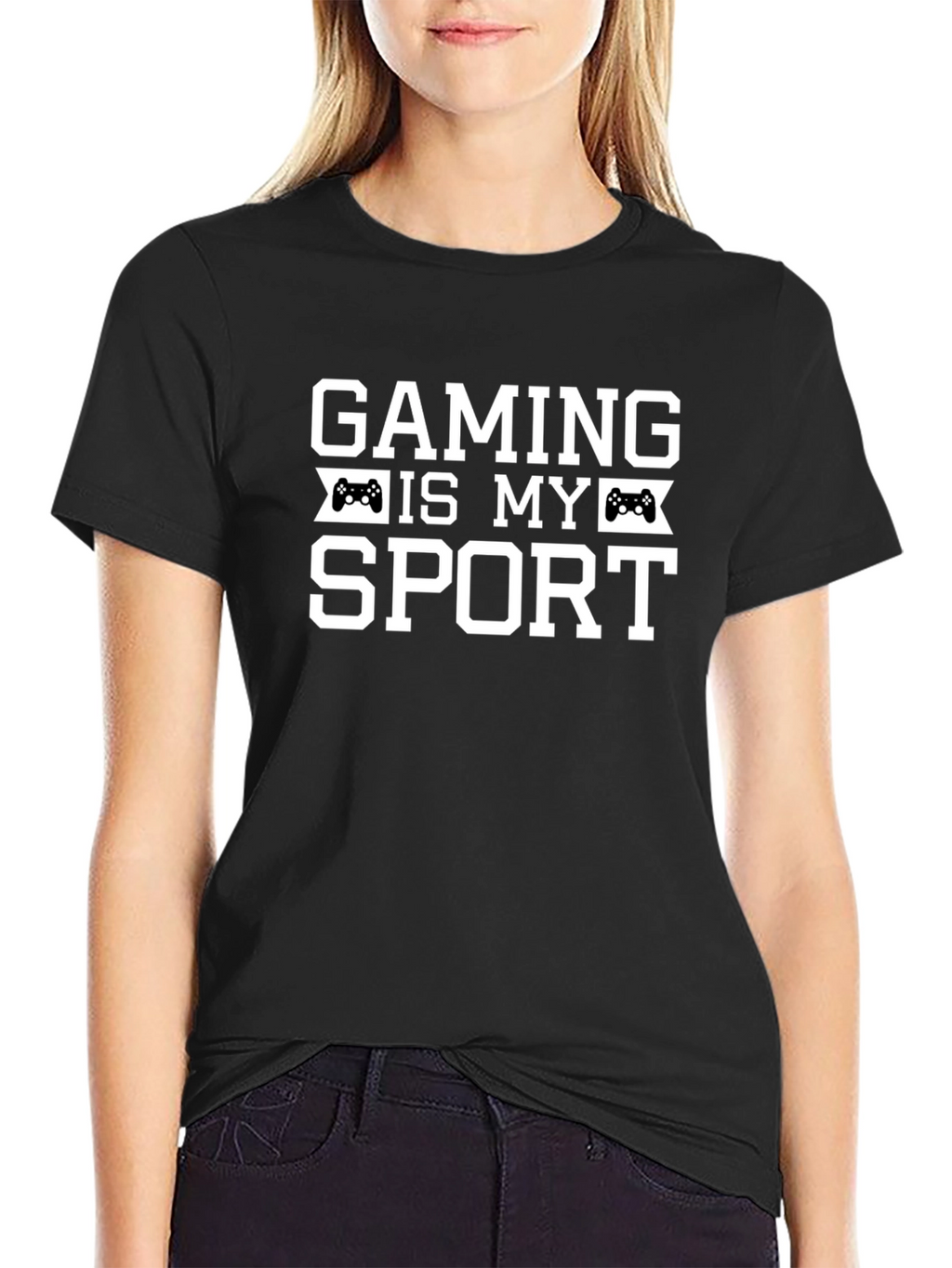 Gaming Is My Sport Black T-Shirt
