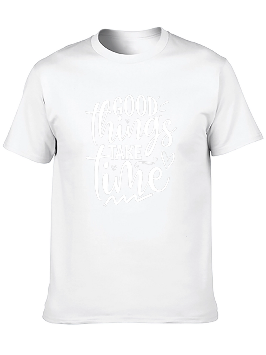Good Things Take Time Black Graphic Tee