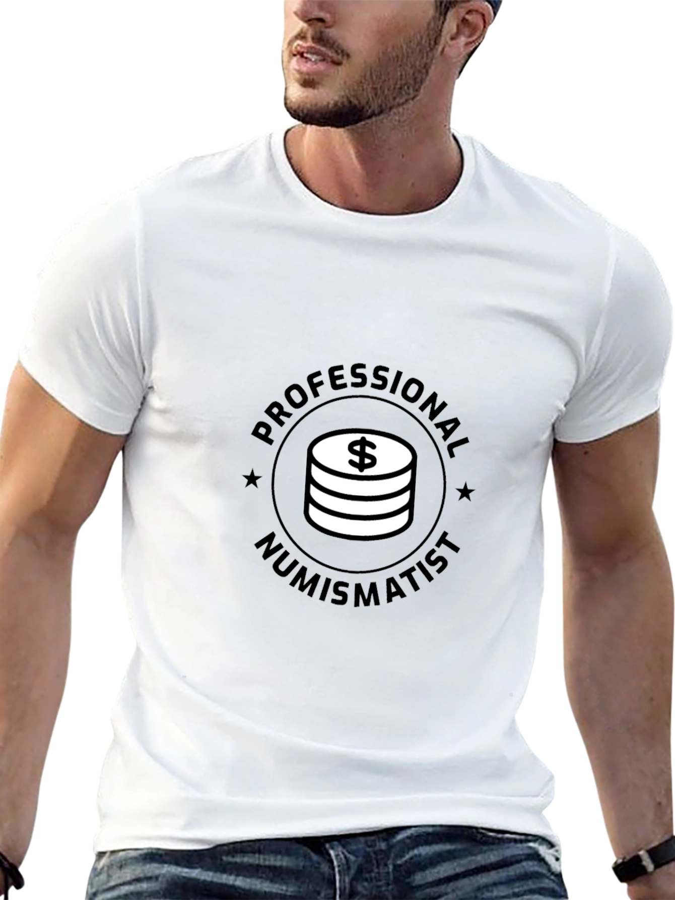 Professional Numismatist Black T-Shirt