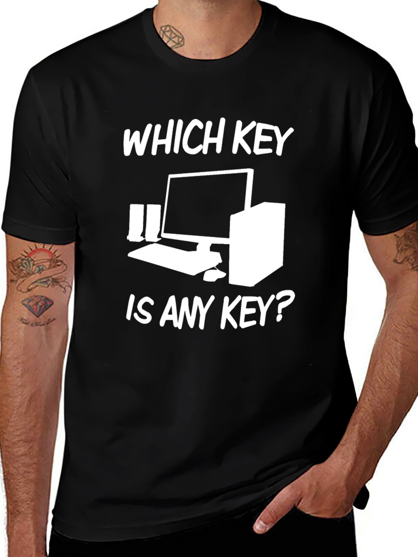 Funny Computer Key T-Shirt