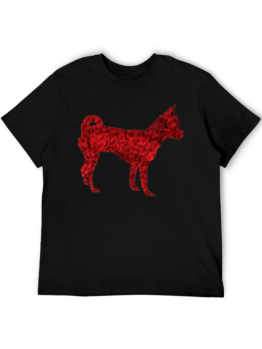 Floral Dog T-Shirt - Unique Rose Design