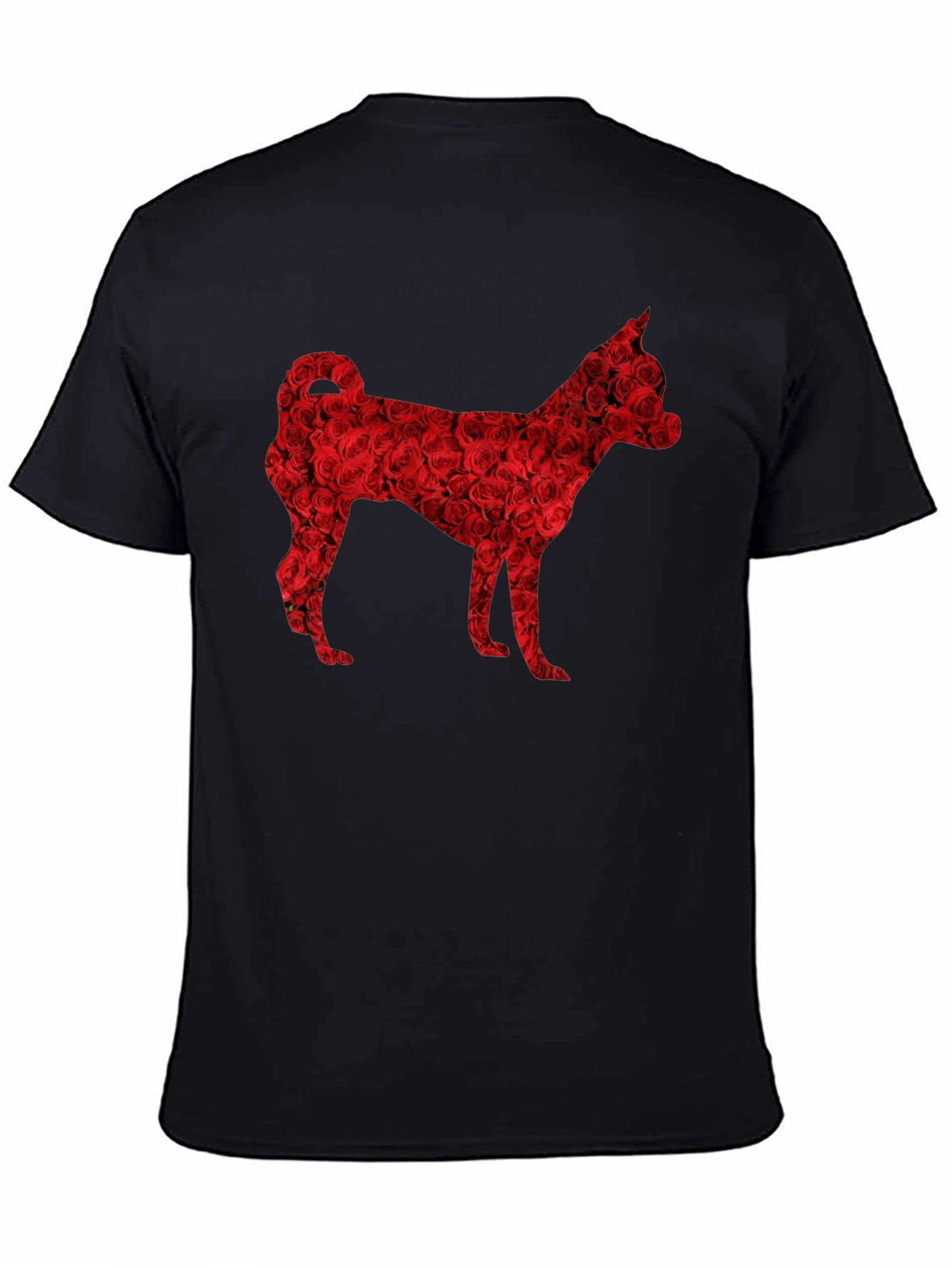 Floral Dog T-Shirt - Unique Rose Design
