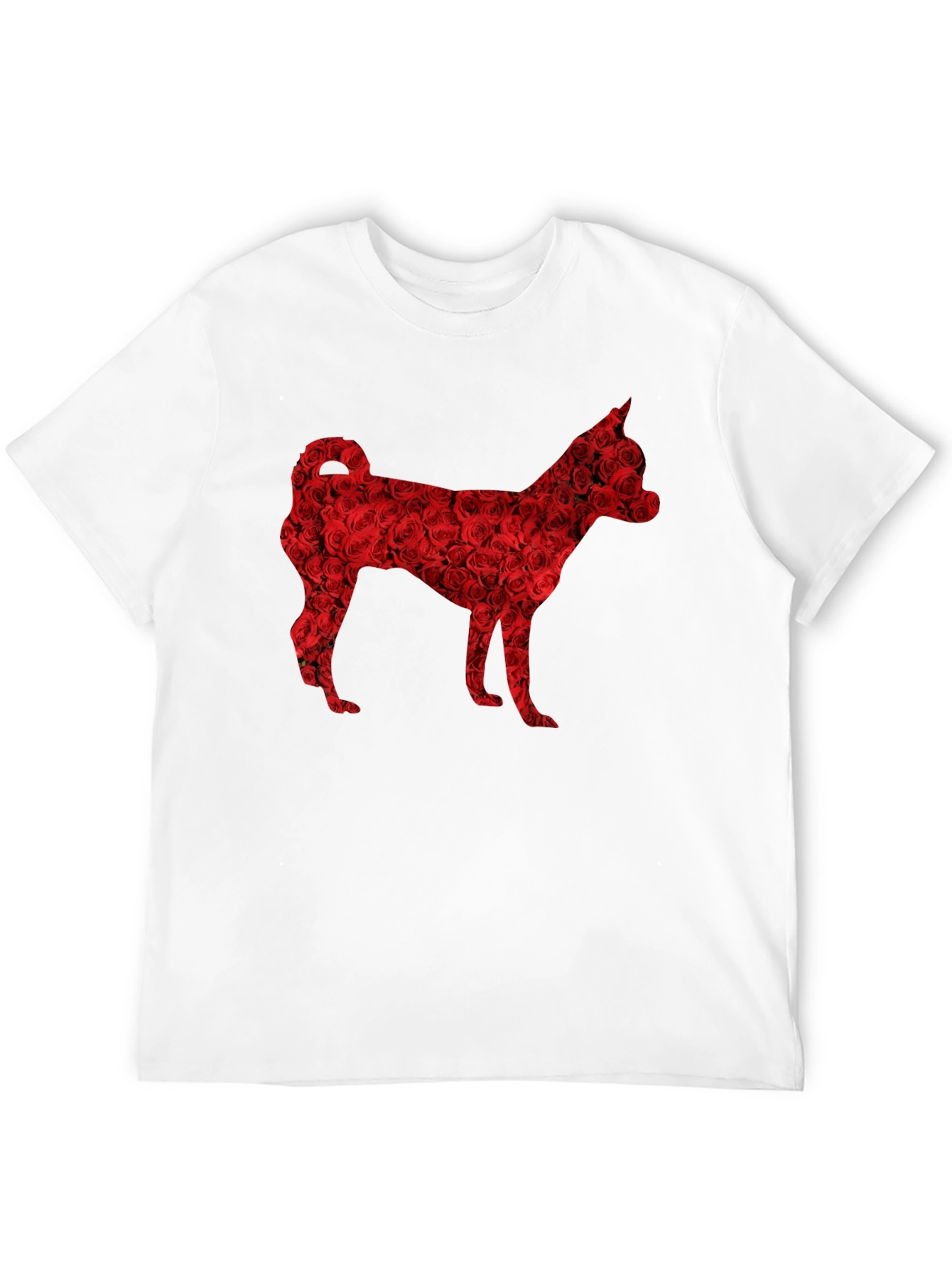 Floral Dog T-Shirt - Unique Rose Design