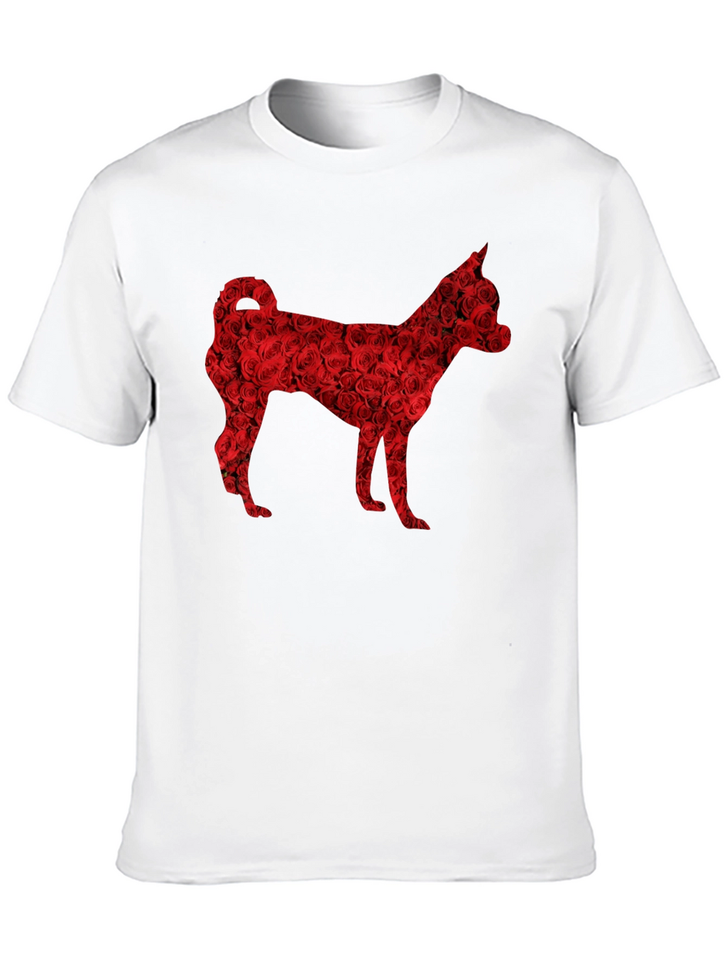 Floral Dog T-Shirt - Unique Rose Design